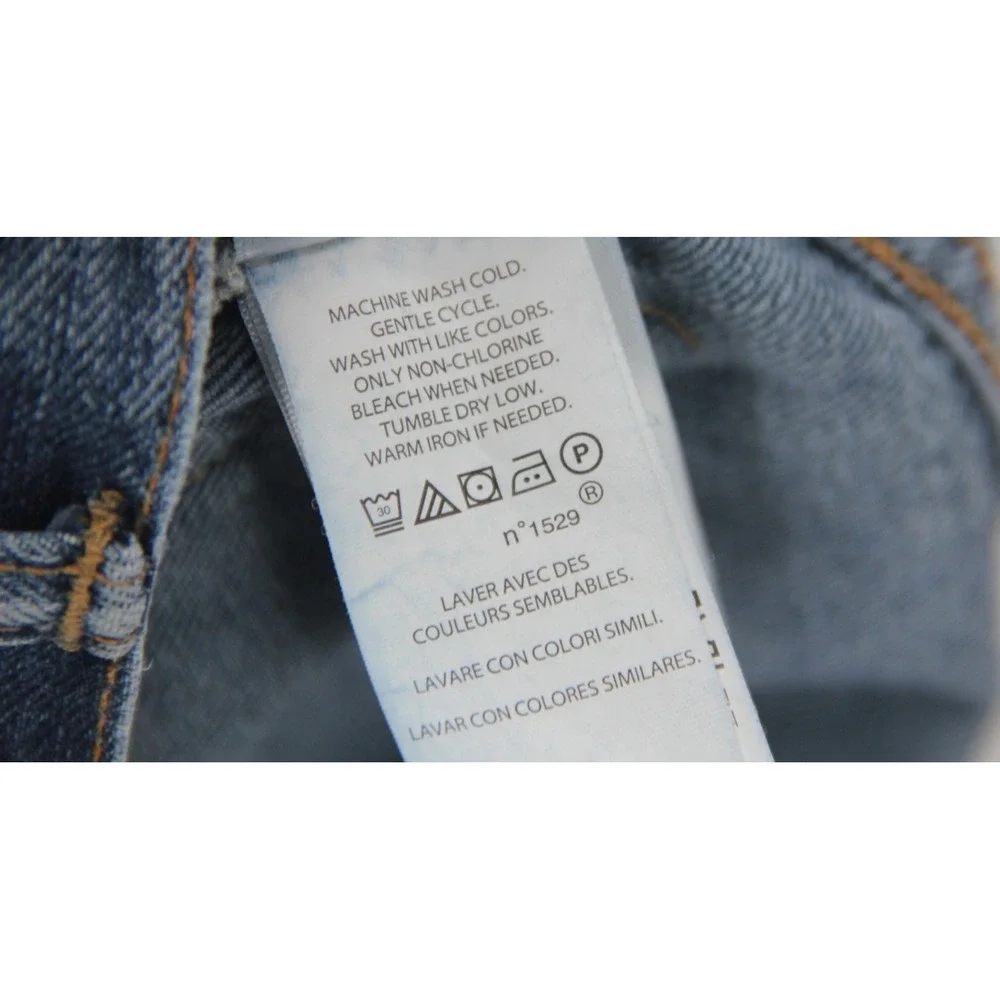 Polo Ralph Lauren Mens 36x28 Classic Fit Straight Leg Blue Denim Jeans Blokecore